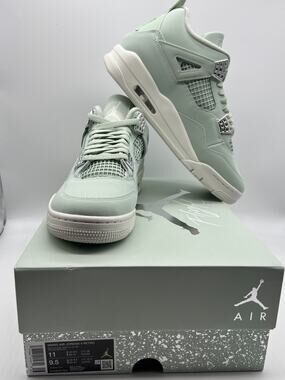 Jordan 4 Retro Seafoam Sail Women's Size 11W/9.5M HV0823-003 New